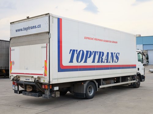 MAN TGL 12.220, EURO 6, HYDRAULICKÉ ČELO BÄR, 18 PALET