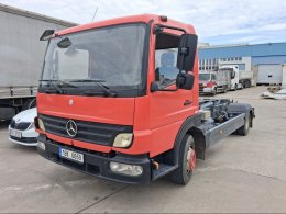 Mercedes-Benz ATEGO 815, HÁKOVÝ NOSIČ KONTEJNERŮ, SILNÁ NÁSTAVBA MEILER, DVA PÍSTY, NATAHOVACÍ SÍLA 8 TUN, SERVISOVÁNO