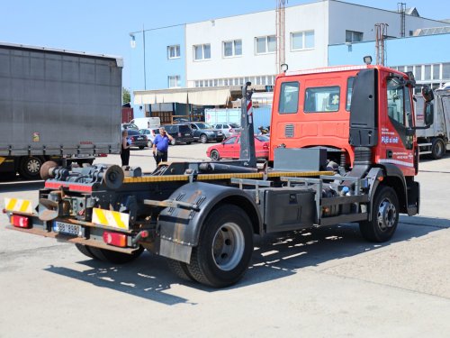 Iveco EUROGARGO 140E, EURO 6, VÝŠKA HÁKU 1 METR, SÍLA HÁKU 8 TUN, VÁLCŮ 6, ČEP 40MM