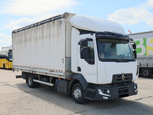 Renault D, EURO 6, TŘÍSTRANNÁ SHRNOVACÍ PLACHTA, 15 PALET