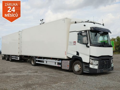 Renault T430, PRŮJEZDNÁ TANDEMOVÁ SOUPRAVA, EURO 6, 18 TUN, PRAVIDELNÝ SERVIS RENAULT+ PŘÍVĚS WECON PC,  NOVÁ STK