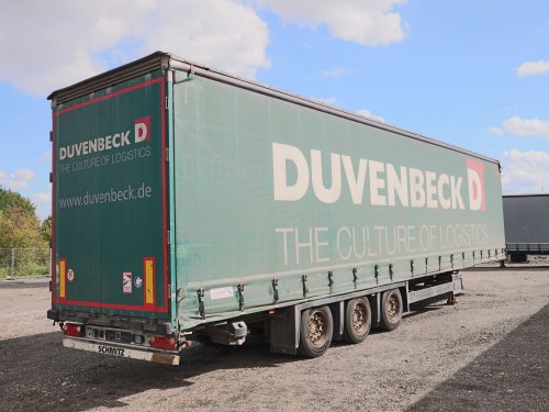 Schmitz CARGOBULL, LOW DECK, ZVEDACÍ NÁPRAVA, NÁPRAVY SCHMITZ, PŘÍZDVIH STŘECHY, TŘÍSTRANNÁ SHRNOVACÍ PLACHTA