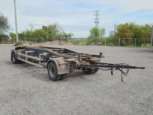 Svan TCH 202,  KONTEJNEROVÝ PŘÍVĚS, LOW DECK, 18 TUN, DVOUOSÝ, OKO 50 MM, NÁPRAVY BPW