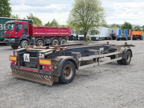 Svan TCH 202,  KONTEJNEROVÝ PŘÍVĚS, LOW DECK, 18 TUN, DVOUOSÝ, OKO 50 MM, NÁPRAVY BPW