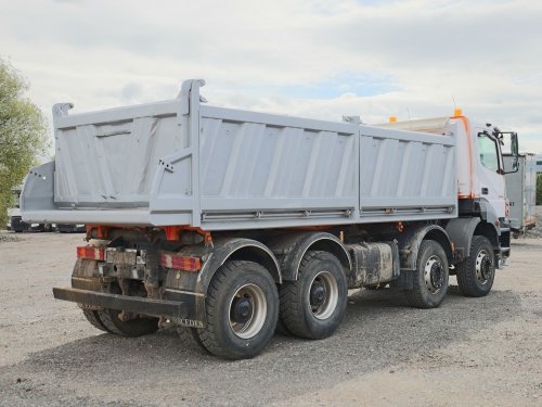 Mercedes-Benz AXOR 3240 K, 8x4, EURO 5, HARDOX, 32 TUN, 3-S, MEILLER KIPPER A BORDMATIC, PRAVIDELNÝ SERVIS