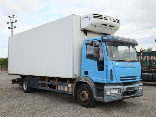 Iveco EUROCARGO ML 160E28, ZÁSUVKA 380 V, AGREGÁT T.K. TS 300/380L, HYRAULICKÉ ČELO ZEPRO, 16 PALET