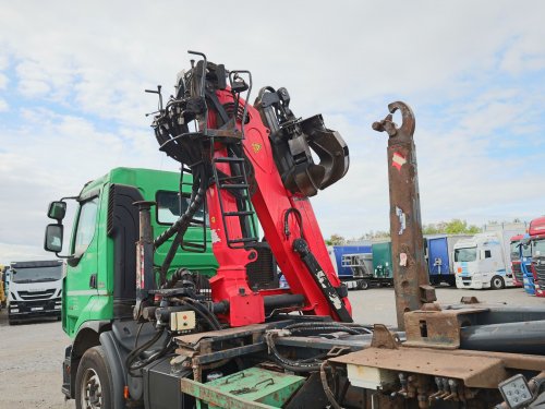 Renault PREMIUM 430 DXI, 6X2, HÁKOVÝ NOSIČ KONTEJNERŮ, HYDRAULICKÁ RUKA EPSILON, AUTOMAT, EURO 5, ZVEDACÍ NÁPRAVA
