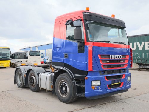 Iveco STRALIS AS 440S45 ACTIVE SPACE, STANDARD, 6x2, DVOUOKRUHOVÁ HYDRAULIKA, RETARDÉR, PROSTČEDNÍ ZVEDACÍ NÁPRAVA, PRAVIDELNÝ S
