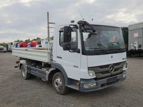 Mercedes-Benz ATEGO 816 K, EURO 5, TŘÍSTRANNÉ SKLÁPĚNÍ, NÁSTAVBA MEILLER KIPPER