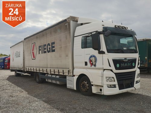 MAN TGX 18.360, TANDEMOVÁ PRŮJEZDNÁ SOUPRAVA, PŘÍZDVIH STŘECHY + PŘÍVĚS G.T.S., PŘÍZDVIH STŘECHY, PRAVIDELNÝ SERVIS