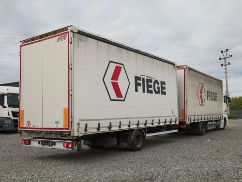 MAN TGX 18.360, TANDEMOVÁ PRŮJEZDNÁ SOUPRAVA, PŘÍZDVIH STŘECHY + PŘÍVĚS G.T.S., PŘÍZDVIH STŘECHY, PRAVIDELNÝ SERVIS