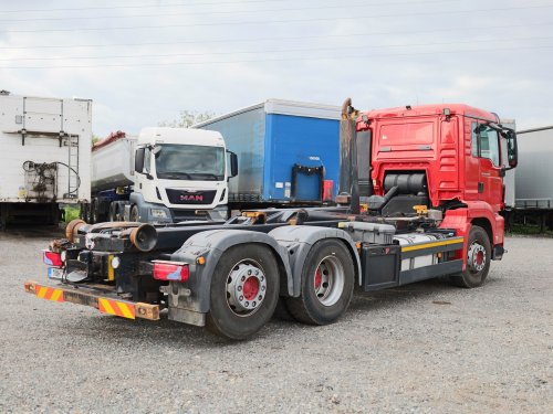 MAN TGS 26.440, 6x2, EURO 5, 26 TUN, MEILLER, ZVEDACÍ A NATÁČECÍ NÁPRAVA, NOVÝ ŘADIČ, PRAVIDELNÝ SERVIS