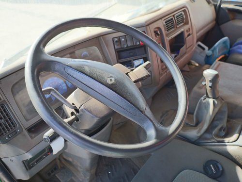 Renault KERAX 420 DCI, 8X4, HÁKOVÝ NOSIČ KONTEJNERŮ, HYDRAULICKÁ RUKA EPSILON (9,6 M, 3,48 T), DRAPÁK, TELESKOPICKÝ HÁK