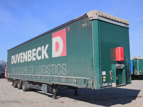 Schmitz , LOW DECK, ZVEDACÍ NÁPRAVA, VÝBĚR Z 20 KS, TŘÍSTRANNÁ SHRNOVACÍ PLACHTA