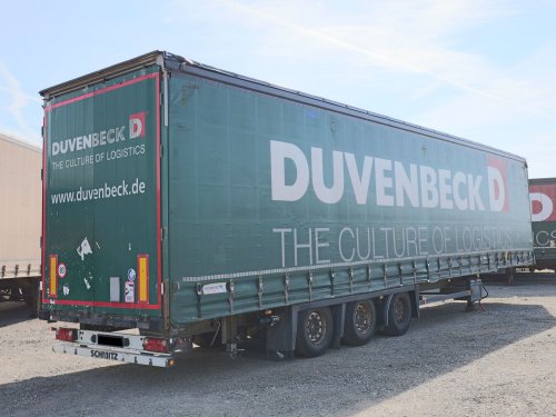 Schmitz , LOW DECK, ZVEDACÍ NÁPRAVA, VÝBĚR Z 20 KUSŮ, TŘÍSTRANNÁ SHRNOVACÍ PLACHTA