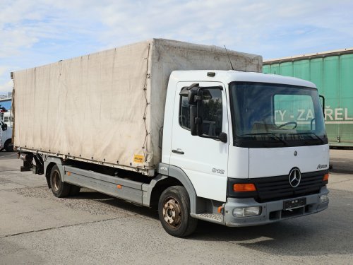 Mercedes-Benz ATEGO 812, VALNÍK S HYDRAULICKÝM ČELEM MBB, 16 PALET