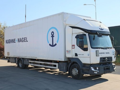 Renault D 16, SKŘÍŇ, 21 PALET, SKLÁDACÍ HYDRAULICKÉ ČELO BÄR, AUTOMAT, EURO 6, SPACÍ KABINA, NOVÁ STK