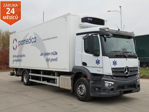 Mercedes-Benz Actros 1930, AGREGÁT CARRIER XARIOS 8 (753 MTH), HYDRAULICKÉ ČELO BÄR (1500 KG), PRAVIDELNÝ SERVIS, TOP STAV