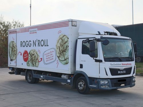 MAN TGL 7.180, SKŘÍŇ, 14 PALET, EURO 6, HYDRAULICKÉ ČELO