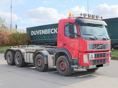 Volvo FM 440, 8x4, 32 TUN, MEILLER KIPPER, TELESKOPICKÝ LÁMACÍ HÁK, SÍLA HÁKU 20 TUN, PRAVIDELNÝ SERVIS
