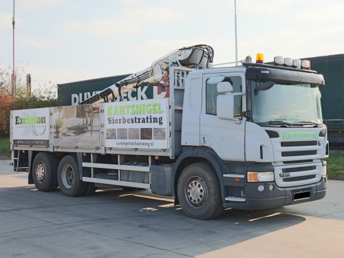 Scania P 270, 6x2, 26 TUN, ODJÍMATELNÉ HLINÍKOVÉ BOČNICE, HYDRAULICKÁ RUKA KENIS R-14/6.00 (MAX 6 METRŮ)