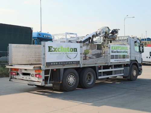 Scania P 270, 6x2, 26 TUN, ODJÍMATELNÉ HLINÍKOVÉ BOČNICE, HYDRAULICKÁ RUKA KENIS R-14/6.00 (MAX 6 METRŮ)